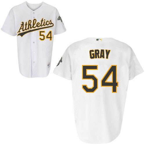 Sonny Gray #54 Youth Baseball Jersey-Oakland Athletics Authentic Home White Cool Base MLB Jersey